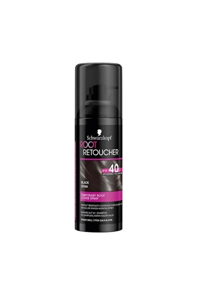 Schwarzkopf Root Retoucher Beyazları Anında Kapatan Sprey Boya Siyah 120 ml 9...