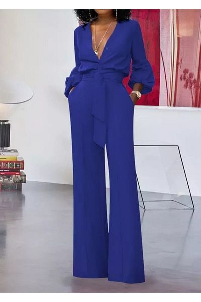AVC V-Neck Jumpsuit