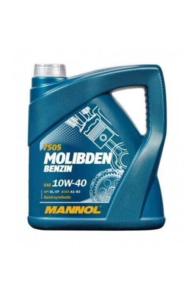 MANNOL MN7505-5 MOLİBDEN SEMİ SYNTHETİC 10W-40 5 L MOTOR YAĞI API SN/CH-4 SAE