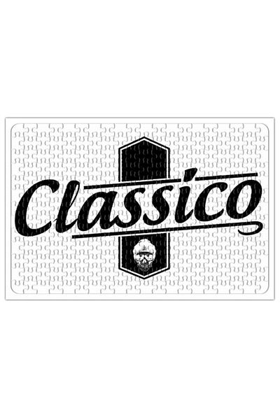 Baskı Dükkanı Classico -branco Masculino E Feminino Puzzle 240 Piece Jigsaw