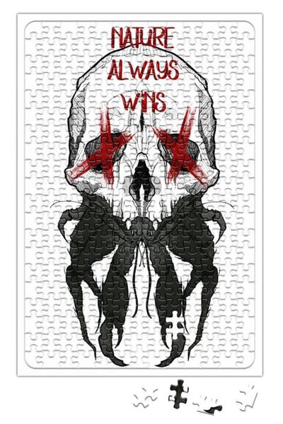 Baskı Dükkanı لغز Skullcrab 240 قطعة بانوراما