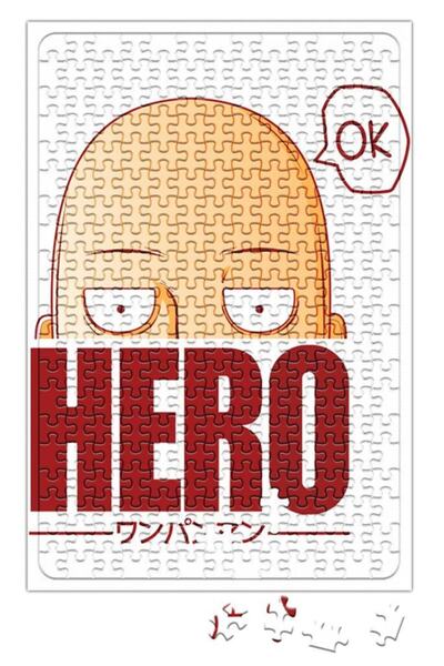 Baskı Dükkanı One Punch Man Arrow Puzzle 240 Piece Jigsaw