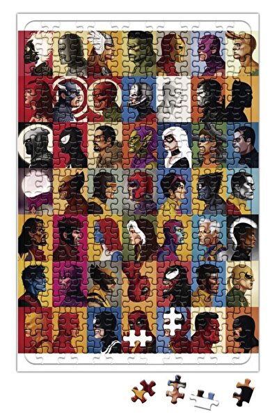 Baskı Dükkanı Marvel Portrait Puzzle 240 Parça Yapboz