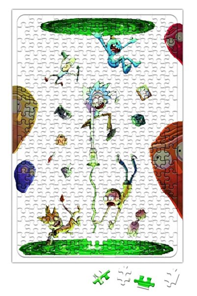 Baskı Dükkanı أحجية ريك إي مورتي مكونة من 240 قطعة