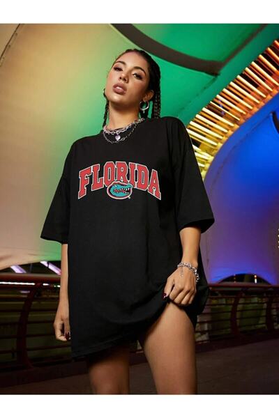 MOONBULL Γυναικείο μπλουζάκι με στάμπα κροκόδειλου μαύρου μεγέθους