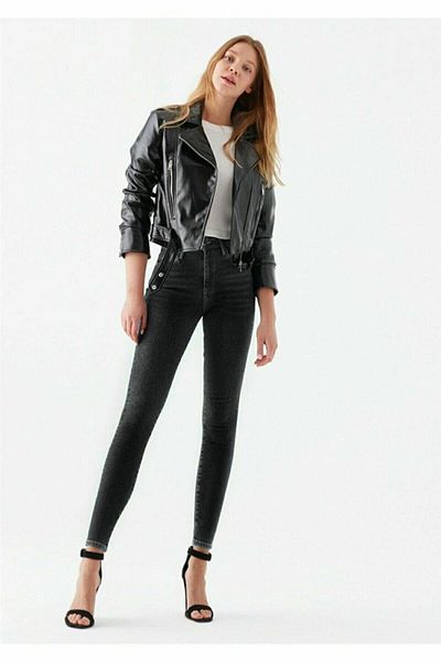 Ramrod Anthracite Skinny Jeans Slim Fit, Άνετο τζιν παντελόνι