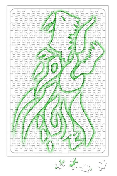 Baskı Dükkanı لغز التنين 240 قطعة بانوراما