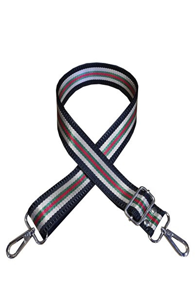 Kemer Dünyası Ασημί Χρώμα Αξεσουάρ Τσάντα Λουράκι ώμου Πολύχρωμο με λωρίδες