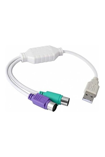 MOLIX Usb To Ps 2 Çevirici Kablo Kablolu Usb To Ps2 Çevirici Klavye Mouse Yuv...