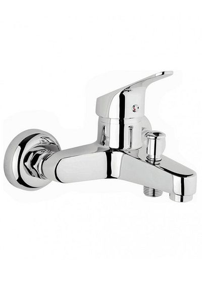 KUSTAR Chrome Mix Bathroom Shower Faucet Open Close Bathroom Sink Faucet