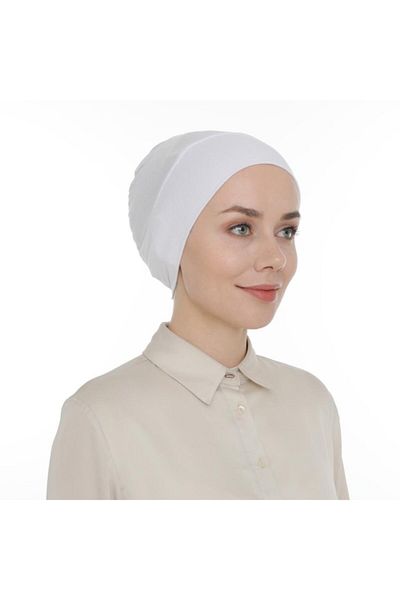 LAVENDER Levidor Non-Slip Bonnet White