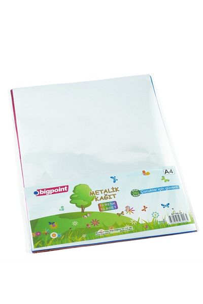 Bigpoint Metallic (MIRROR) Paper A4 Mixed 10 Colors