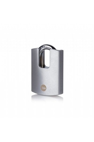 Yale 50 mm Dmu Chrome Plated Housing Padlock