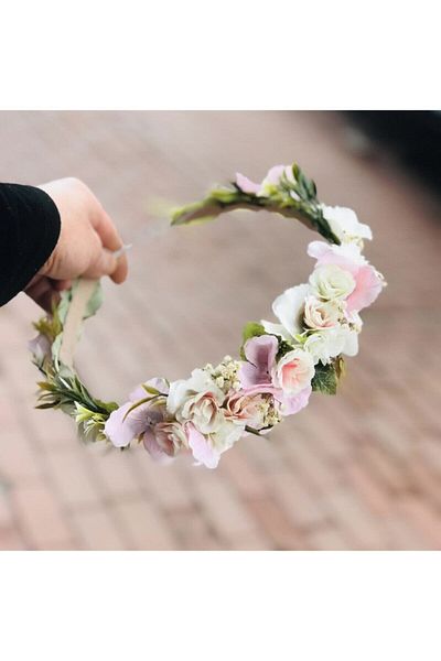 Yumak Dekor Grup Floral Bridal Crown Hair Accessory Wedding Wedding Henna Shoot