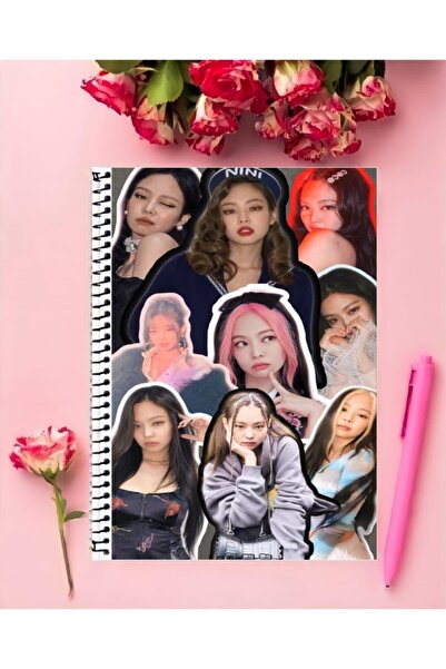 animeandyourworld Blackpink Defter 1 Adet Özel Tasarım A4 Boyutu 21*29 Cm Tel...