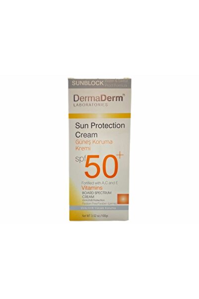 DermaDerm Spf 50+ Güneş Koruma Kremi 100 gr
