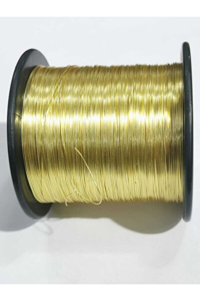 LİVZA BİJUTERİ Gold Renk 0.30 Mm Vernikli Flografi Teli 500 Gr.