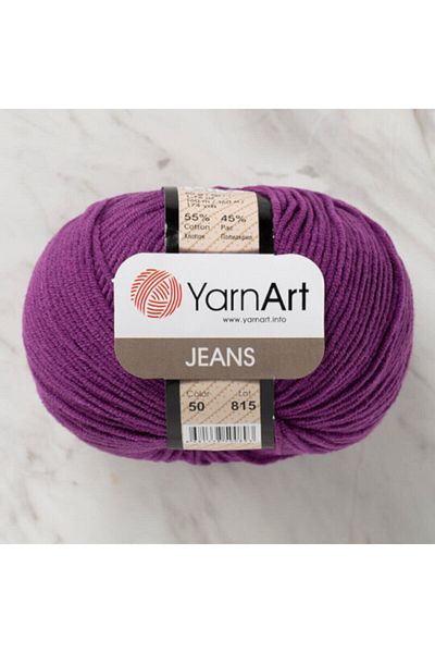 Yarnart Jeans Purple Hand Knitting Lanyard - 50