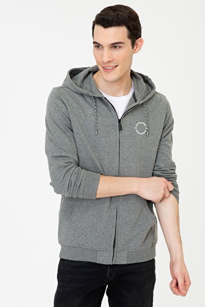 Pierre Cardin Grı Melanj Erkek Sweatshirt G021SZ082.000.1385203