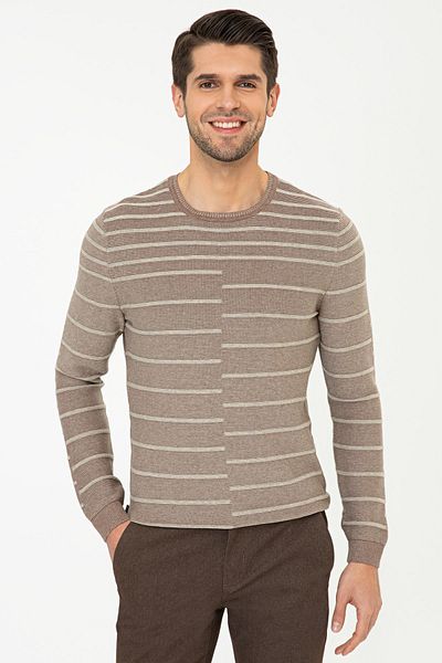 Pierre Cardin Ανδρικό πουλόβερ Mink Melange G021SZ0TK.000.1277852