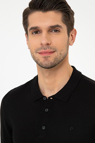Pierre Cardin Черен мъжки пуловер G021SZ0TK.000.1388587