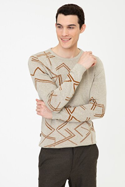 Pierre Cardin Sand Melange Men's Sweater G021SZ0TK.000.1277802