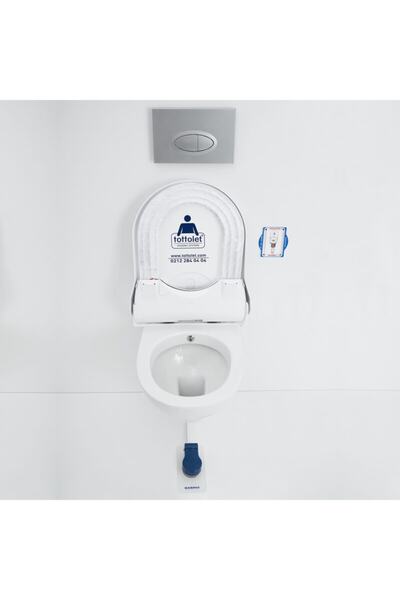 tottolet ® Elektrikli-ledsörlü® Otomatik Hijyenik Klozet Kapak Sistemi Ve Rulo Paketi 15 Adet Rulo