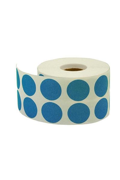 Tanex Tanecks Blue Dot Label - 2500 Pieces 20 mm