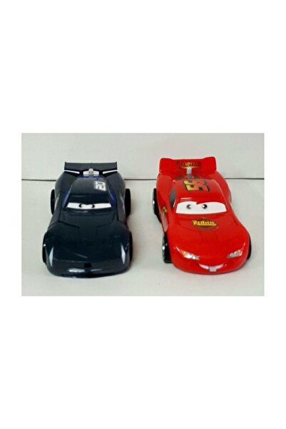 1001Hediye 14 cm Cars Lightning Mcqueen and Jackson Storm Robot Transforming Car