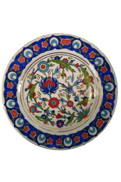 Kütahya Porselen Lenger 25 cm Duvar Tabağı Dekor No:3217