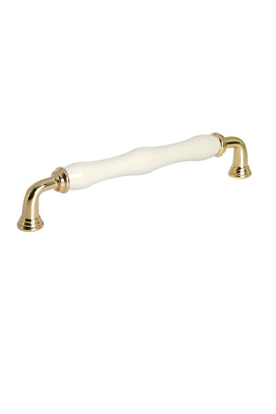 Arion 160 MM Porselen GÖRÜNÜMLÜ Kulp Dolap Çekmece Mobilya Mutfak Çocuk Kulbu160 Krem