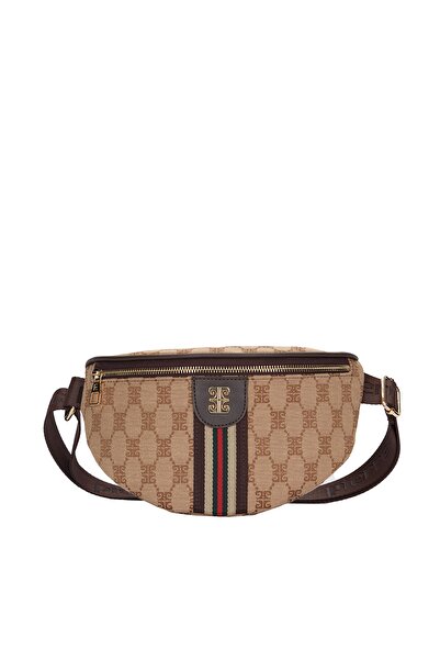 Pierre Cardin Καφέ γυναικεία τσάντα μέσης 05PO22Y1633