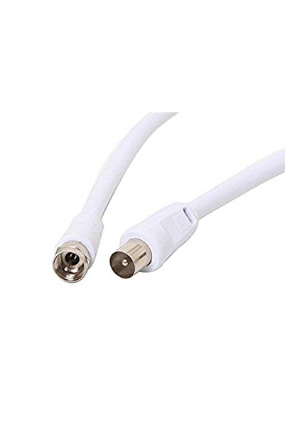 S-LINK Slx-843, Tv 9.5m To Rg6 F/m Anten Kablosu 3 mt  Beyaz Network Kablosu