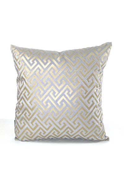 Mrs.Gugar غطاء وسادة رمادي مربع فاخر