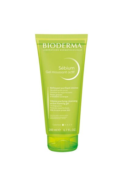Bioderma 200 مل زيت سيبيوم - جل تنظيف البشرة المعرضة لحب الشباب وحمض الساليسيليك