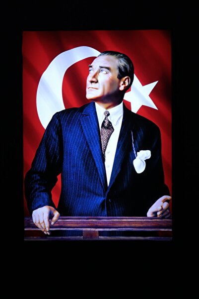 EseReklam Teksframe Lightbox Işıklı Atatürk Portresi 50x70cm
