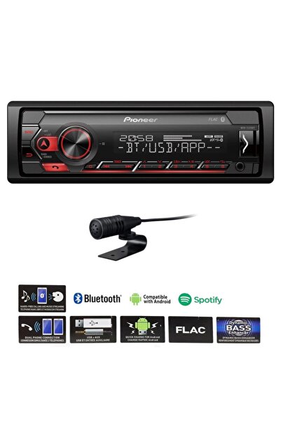 EMRE ELEKTRONİK Oto Teyp 4x50w Bt/usb/fm/aux Pıoneer Mvh-s320bt