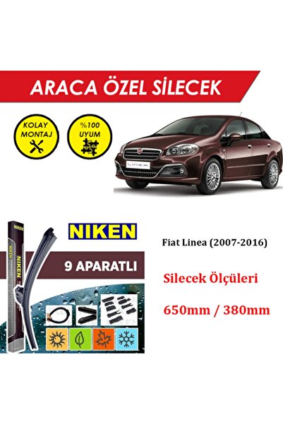 MeyZone Fiat Linea Ön Cam Silecek Takımı (2007-2016)