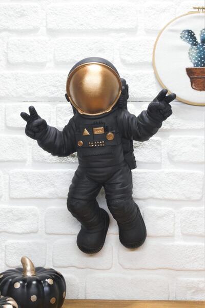 be art you Duvara Asılan Astronot Biblo Heykel