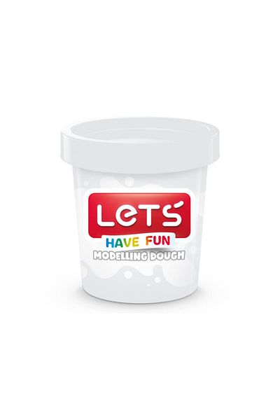 Lets Single Color 150gr White Play Dough