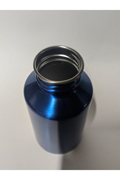 BEESTAR Flask Steel 500 Ml Double-Sided Blue Colored