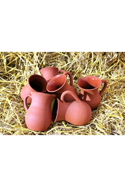 DEMET El Yapımı Toprak Meşrubat Bardağı