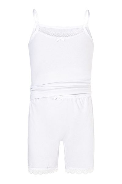 Şahin Set pantaloni scurți din dantelă din lycra pentru fete Shn30235
