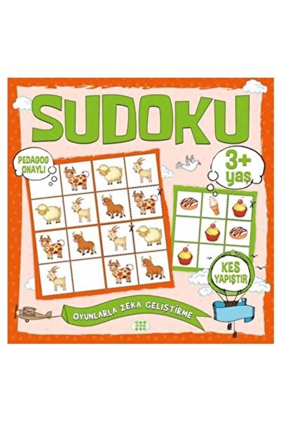 dokuzyayinlari Çocuklar Için Sudoku Kes Yapıştır (3+ Yaş)