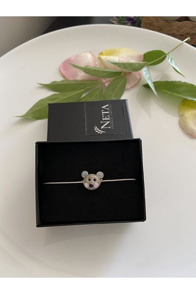Neta Women's Koala Figure Adjustable Rope Bracelet