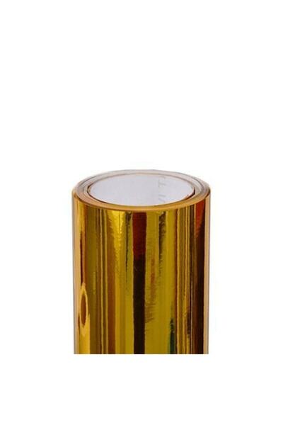 KRCDİJİTAL Altın Nikelaj Yapışkanlı Folyo 122cm X 1mt