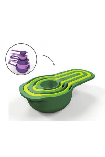 Yetkin Home Set of 5 Kitchen Measuring Cups for Bakery Prep