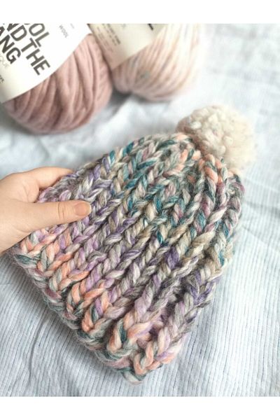 Sihirlihalka 100% Handmade Wool Beret (Large Loop)