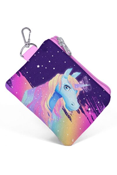 Yaygan Çanta Преходно портмоне за монети в коралов цвят 21776