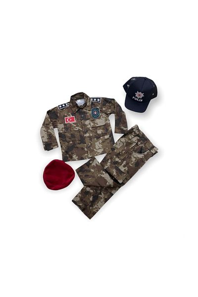 Muraty Unisex Αστυνομική Στολή Ειδικών Επιχειρήσεων - Καπέλο και Μπερέ